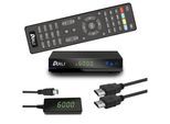 ARLI HD AH1 Satellitenreceiver DVB-S2 1 SAT-Receiver (Mini HD Sat Receiver mit vielen Funitionen