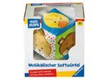 Ravensburger Greifspielzeug ministeps® Musikalischer Softwürfel, mit Sound, FSC® - schützt Wald - weltweit, bunt