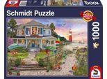 Schmidt Spiele Puzzle Das Strandhaus, 1000 Puzzleteile, Made in Europe, bunt