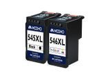 MOOHO ersetzt PG 545 für CANON CL-546XL 545XL Multipack Dreifarbig Farbe Tintenpatrone (PIXMA MX495 TR4550 TS3350 TS3450 TS3150 TS3151 TS3351), bunt|schwarz