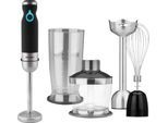 Gastroback Stabmixer Set Advanced Pro 40975, 800 W, 5 Leistungsstufen, schwarz|silberfarben