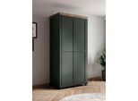 Helvetia Drehtürenschrank Evora 2-türig, 108cm breit, grün