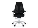 hjh OFFICE High End Bürostuhl GENIDIA Netzstoff mit Armlehnen