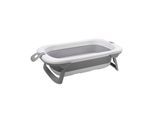Lorelli Babybadewanne Royal 83 cm faltbar, Kanalabdeckung, stabile Beine grau