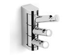 Avenarius Drehhaken, 3-fach, rund; mit Konsole, Serie Univ., 9001645010 9001645010