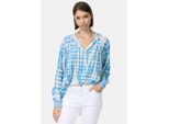 PM SELECTED Damen Freche Batik Hoodie Bluse mit Kapuze in Einheitsgröße PM63