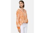 PM SELECTED Damen Freche Batik Hoodie Bluse mit Kapuze in Einheitsgröße PM63