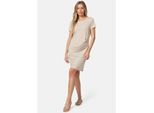 PM SELECTED Damen Modisches Longshirt Shirtkleid mit seitlicher Raffung in Einheitsgröße PM41