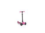 Byox Kinderroller Bolt 3 Räder, höhenverstellbar, klappbar, PU-Räder, ABEC-9 rosa
