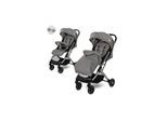 Lorelli Kinderwagen Fiorano faltbar, Ablagekorb, Frontbügel abnehmbar, Bremse grau