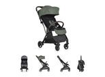 Cangaroo Kinderwagen easy Fold Buggy Alu Sonnendach verstellbar, faltbar, Korb grün