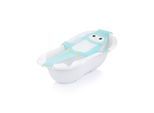 Chipolino Babywannen Netz Tiere, Badewanneneinsatz, Kunststoffbügel, ab Geburt blau
