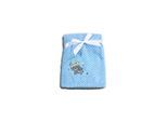 Cangaroo Babydecke Freya, Größe 80 x 110 cm kuschelige Babydecke aus Fleece blau