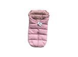 Cangaroo Fußsack Cuddle, für Kinderwagen Thermofleece wasserdicht Reißverschluss rosa