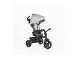 Byox Dreirad Tricycle Quick, Sitz drehbar, EVA-Reifen, Schiebestange, klappbar hellgrau