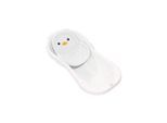 Lorelli Baby Badenetz Pinguin, Clips aus Kunststoff, Badewannennetz, ab Geburt weiß