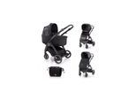 Lorelli Kinderwagen 2 in 1 California Babywanne Sportsitz Alurahmen Wickeltasche schwarz