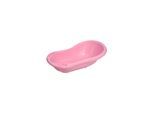 Lorelli Babybadewanne mit Ablagefächer, 84 cm lang, ergonomische Form ab Geburt rosa