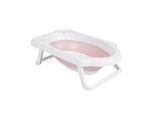 Cangaroo faltbare Babybadewanne Maui, 84 cm lang, Wasserablauf, Ablagefächer rosa