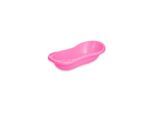 Lorelli Baby Badewanne 100 cm mit Ablagefächern, anatomische Form, Kunststoff pink
