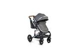 Moni Kinderwagen Gala Tragetasche Sportsitz umbaubar Wickeltasche Sitz umkehrbar schwarz