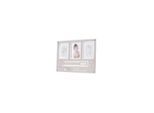 Cangaroo Baby Hand- und Fußabdruckset, Fotorahmen aus Holz, für 2 Abdrücke beige