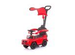 Chipolino Rutscher Mercedes Benz G350d 2 in 1 Schubstange Dach Musik, Trittstufe rot