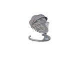 Cangaroo Babywippe iSwing, Musikfunktion, Timer, Fernbedienung, Aluminiumrahmen hellgrau