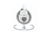 Kikkaboo elektrische Babywippe Twiddle, Schaukelfunktion, Fernbedienung, Timer grau hellgrau