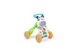Moni Laufwagen kleines Zebra SL83007 klappbar Melodien Schiebegriff verstellbar blau