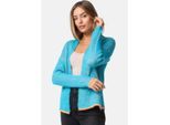 PM SELECTED Damen Auffallende Strickjacke Cardigan in Kontrastfarben in Einheitsgröße PM75