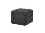 Cane-Line Cube Hocker Dark Grey /Cane-Line Rope