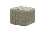 Cane-Line Cube Hocker Taupe /Cane-Line Rope