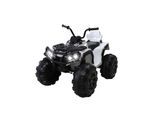 Kinderquad Bumper, Kinder-Elektroauto mit Fernbedienung, 70 Watt, Stoßdämpfer, Bremsautomatik, LED (Weiß)