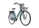 Alu E-City-Bike Damen 28'' Cantaloupe blau 36 V/10,4 Ah 3 Gänge