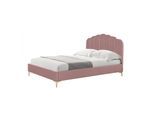 HTI-Living Bett 140 x 200 cm Yoris Pink