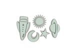 Stempel-Set WELTALL 5er-Pack aus Moosgummi