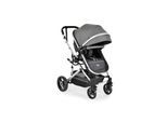 Moni Kinderwagen Ciara Tragetasche Sportsitz Wickeltasche faltbar Sitz umkehrbar grau schwarz