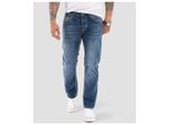 Rock Creek Jeans Comfort Fit dicke Nähte Loose Fit
