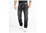 Rock Creek Jeans Comfort Fit dicke Nähte Loose Fit