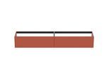 Ideal Standard Conca Waschtisch-Unterschrank T4333Y3 240x50,5x36cm, ohne Waschtisch-Platte, 2 Auszüge, Sunset matt lackiert