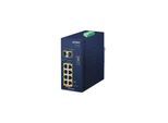 PLANET IGS-1020PTF Industrial 8-Port 10/100/1000T 802.3at PoE + 2-Port 100/1000X SFP Ethernet