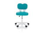 hjh OFFICE Kinderdrehstuhl KIDDY TOP W Stoff ohne Armlehnen