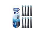 Oral-B iO Black Ultimative Reinigung Aufsteckbürsten, 8 Stück
