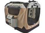Trixie Transporttasche Tcamp beige-grau L