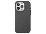 WOODCESSORIES Bio Case Handy-Cover für Apple iPhone 15 Pro schwarz