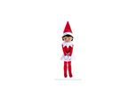 Elf on the Shelf The Elf on the Shelf® Elf Plushee Pals® Huggable Mädchen Braune Augen