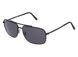 RAY BAN RB3796 Unisex-Sonnenbrille Vollrand Eckig Metall-Gestell, schwarz