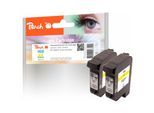 Peach HP 50 y 2 Druckköpfe 2*ye ersetzt HP No. 50 y*2, 51650YE*2 für z.B. HP DesignJet 250 C, HP DesignJet 650 C, HP DesignJet 650 C Plus (wiederaufbereitet)