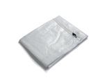 casa pura Abdeckplane Leno 240 g/m² Weiß/Transparent